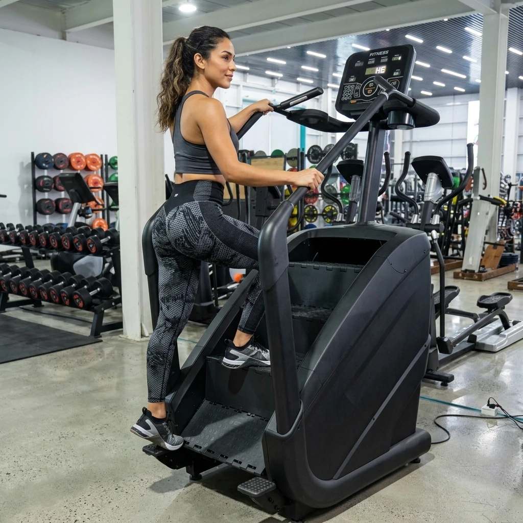 

P1017 Commercial Home Gym Fitness Equipment Master Stairclimber Cardio Stair Stepper Climbing Machine Stair Climber Machine