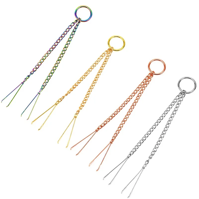 

Colorful Nipple Clamps With Chain Woman Metal Rainbow Nipple Clips Breast Bondage Restraint Slave Fetish Female Sex