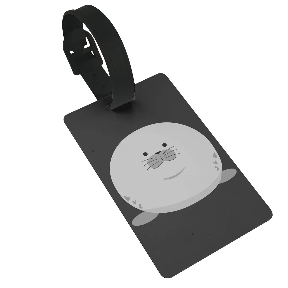 

Cute Chonky Seal Luggage Tags Suitcase Accessories Travel PVC Cute Baggage Boarding Tag Portable Label Holder ID Name Address