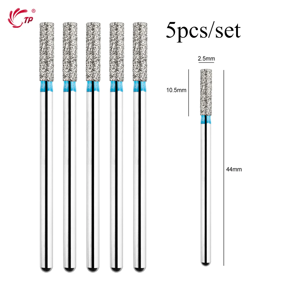 

TP 5 шт., набор сверл для кутикулы, набор сверл для кутикулы, сверла для ногтей, алмазные сверла для ногтей, сверла для профессионального маникюра в салоне