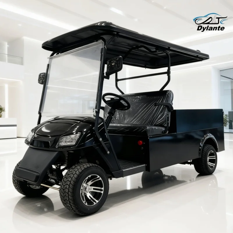 العلامة التجارية الجديدة المتقدمة أفضل سيارة كهربائية للبيع عربة جولف كهربائية للكبار عربة بضائع قابلة للطي مع صندوق البضائع الخلفي التسليم السريع