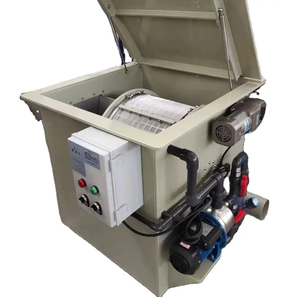 

Stainless Steel Aquaculture Drum Filter for Fish Farming System