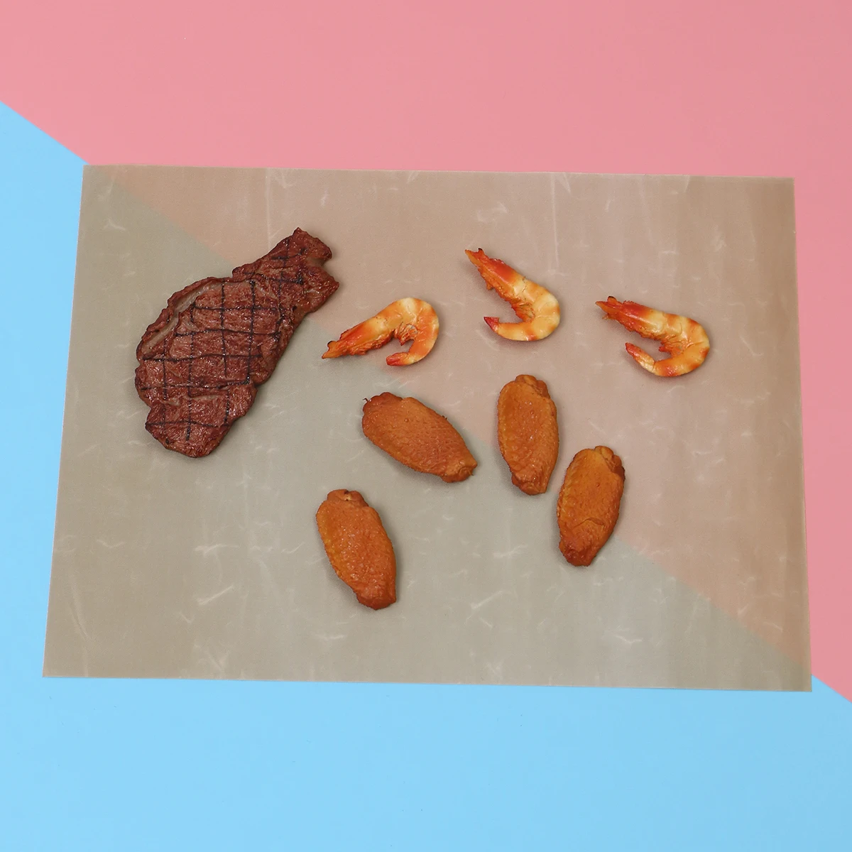 

3pcs Baking Mat Paper Reusable Oven Liner High Temperature Resistance Non Stick Grease Proof Waterproof Easy Clean Bake BBQ