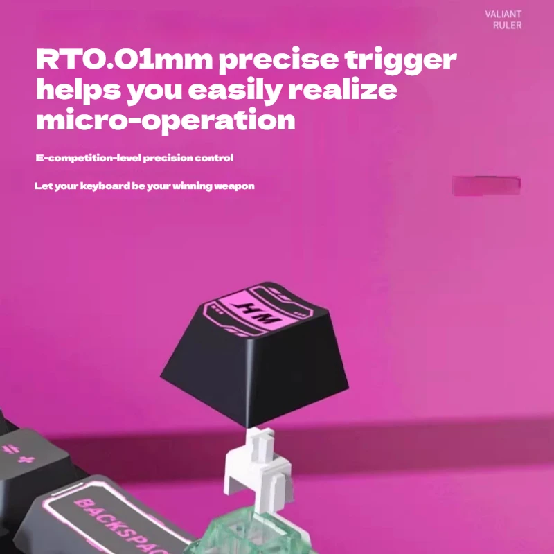 Royal Axe X68 Mechanical Gaming Keyboard Wireless Bluetooth Three Mode Aluminum Alloy Shell Customizable Magnetic Jade Axes Pro