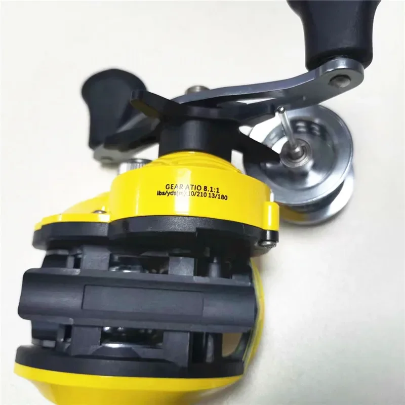 OKuma double cup water droplet wheel 8KG Max Drag micro object anti explosion line small yellow wheel