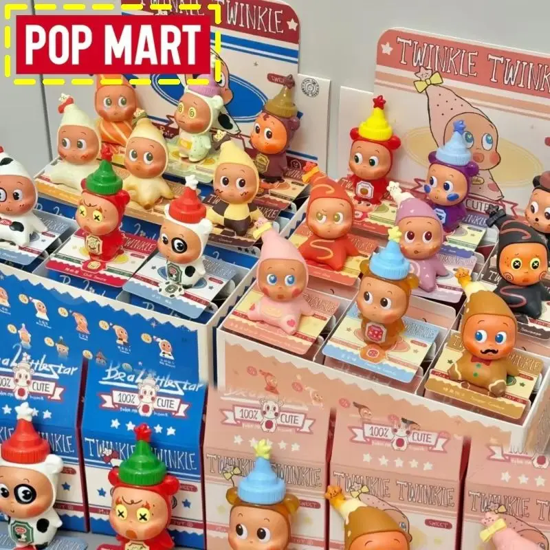 

Genuine Pop Mart Twinkle Create Your Taste Blind Box 9pcs Full Characters Dessert Theme Cute Figurine Collectible Birthday Gift