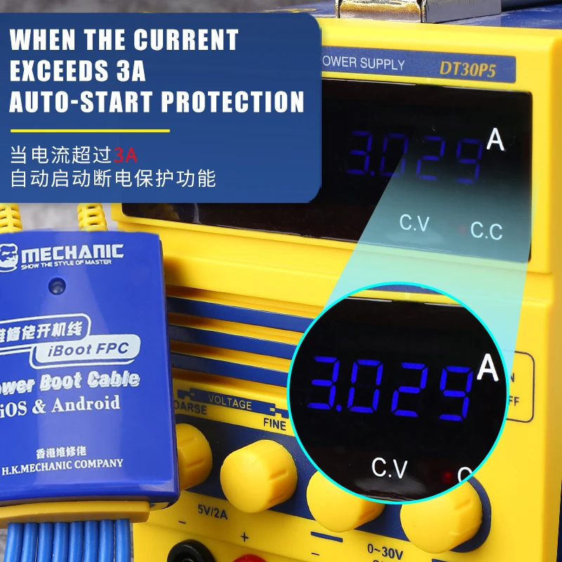 Mechanic iBoot FPC For iPhone 5-13 Pro Max Power Supply Test Cable For Samsung Huawei Xiaomi OPPO Repair Control Boot Line