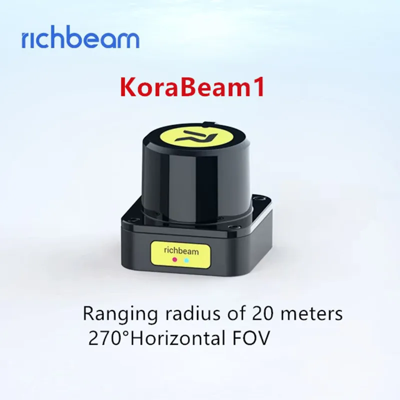 

KoraBeam1 20m High cost-effective 2D LiDAR and LiDAR sensors for industrial security and robotics applications from RICHBEAM