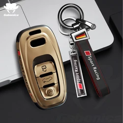 PC Car Remote Smart Key Cover Case Shell for Audi Sport Quattro Allroad A1 A3 8V A4 A5 A6 C7 A7 A8 Q3 Q5 Q7 Holder Accessories