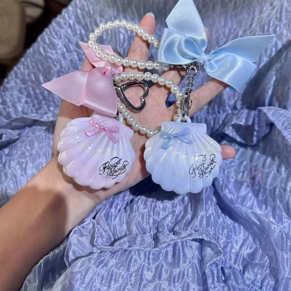 フラワー ノウズ シェル パール コレクション ハイライター パレット シマー グリッター イルミナドール メイクアップ ハイライト