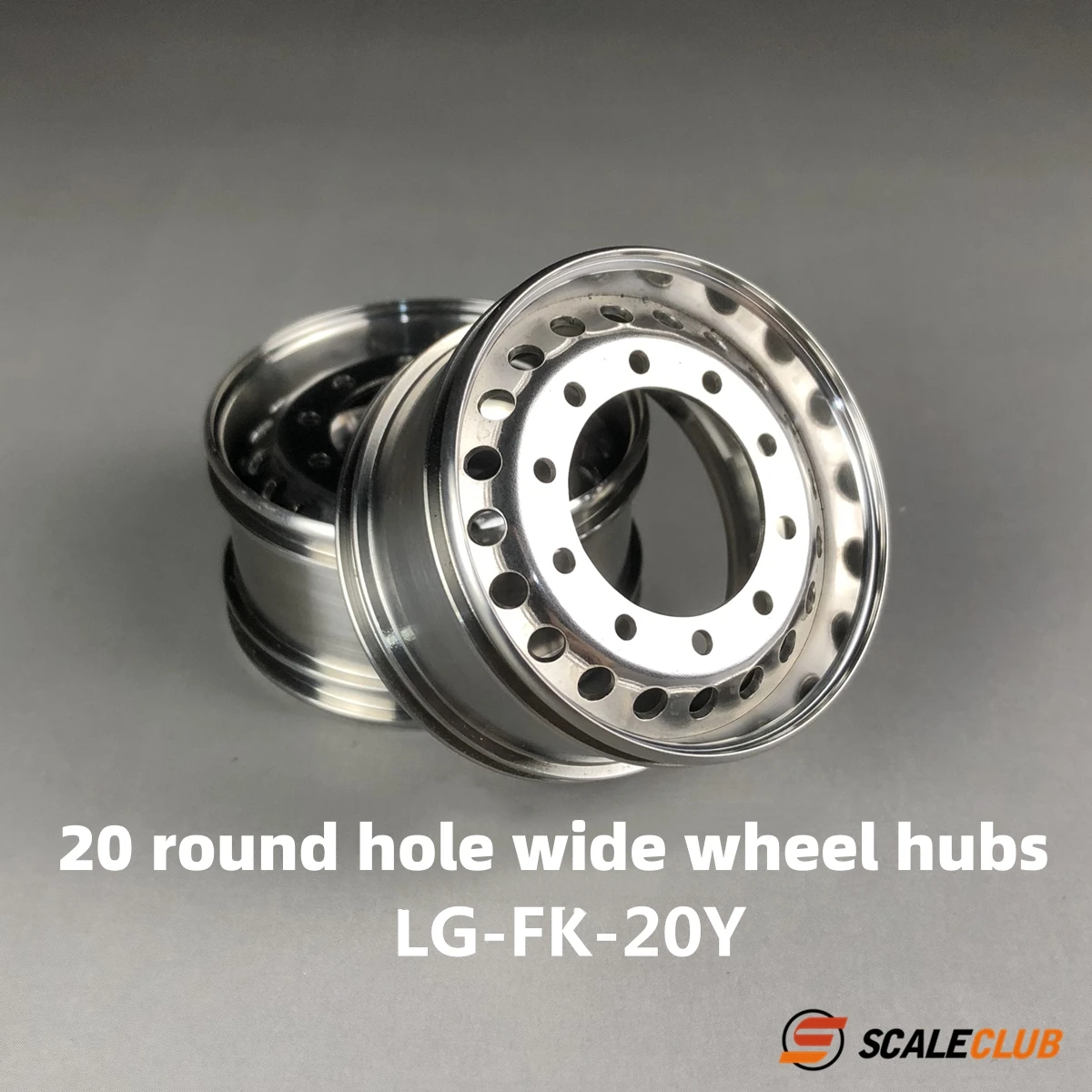 1 paire de moyeux de roue avant larges et étroits, mise à niveau pour Tamiya RC SCANIA 1/14 S VOLVO BENZ Romote Control remorque benne pièces de jouets