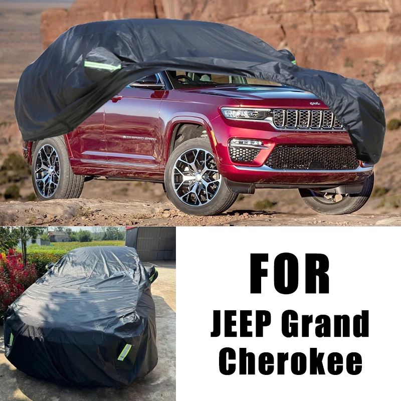 

For JEEP Grand Cherokee All-Weather Car Covers 6-in-1 Waterproof Dustproof UV Proof Snowproof Scratch Resistant Protection