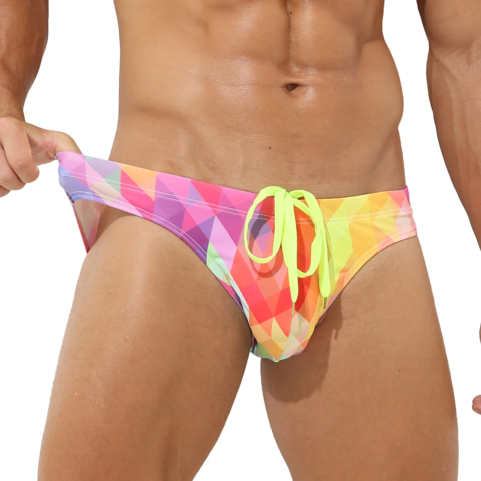 Bañador de natación para hombre, ropa de baño Sexy, pantalones cortos de Surf, traje de baño, bragas Sunga