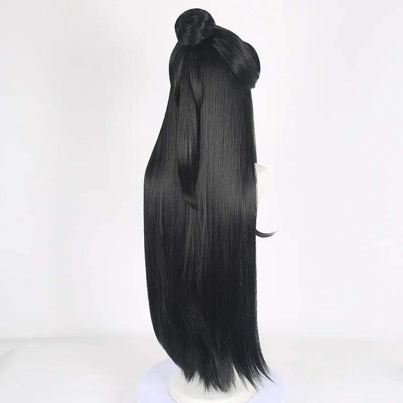 Perruque de Cosplay Xie Lian officielle céleste, perruque de Cosplay Shi Qingxuan Chu Wanning, Style ancien, frange noire, Look de beauté