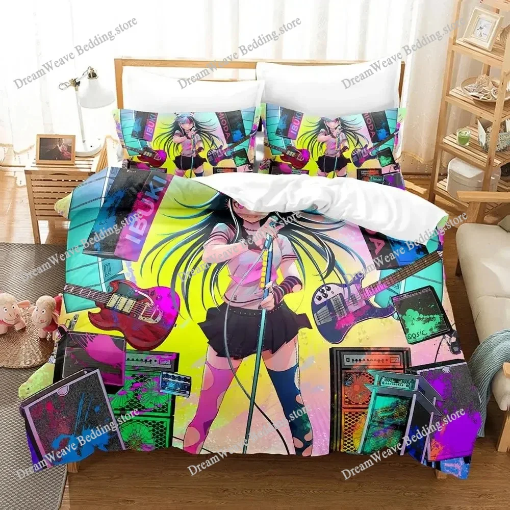 

Danganronpa V3 Duvet Cover Set for Adults Boys Cartoon Anime Bedding Set Bedroom Y2k Quilt Cover Pillowcase Luxury Gift