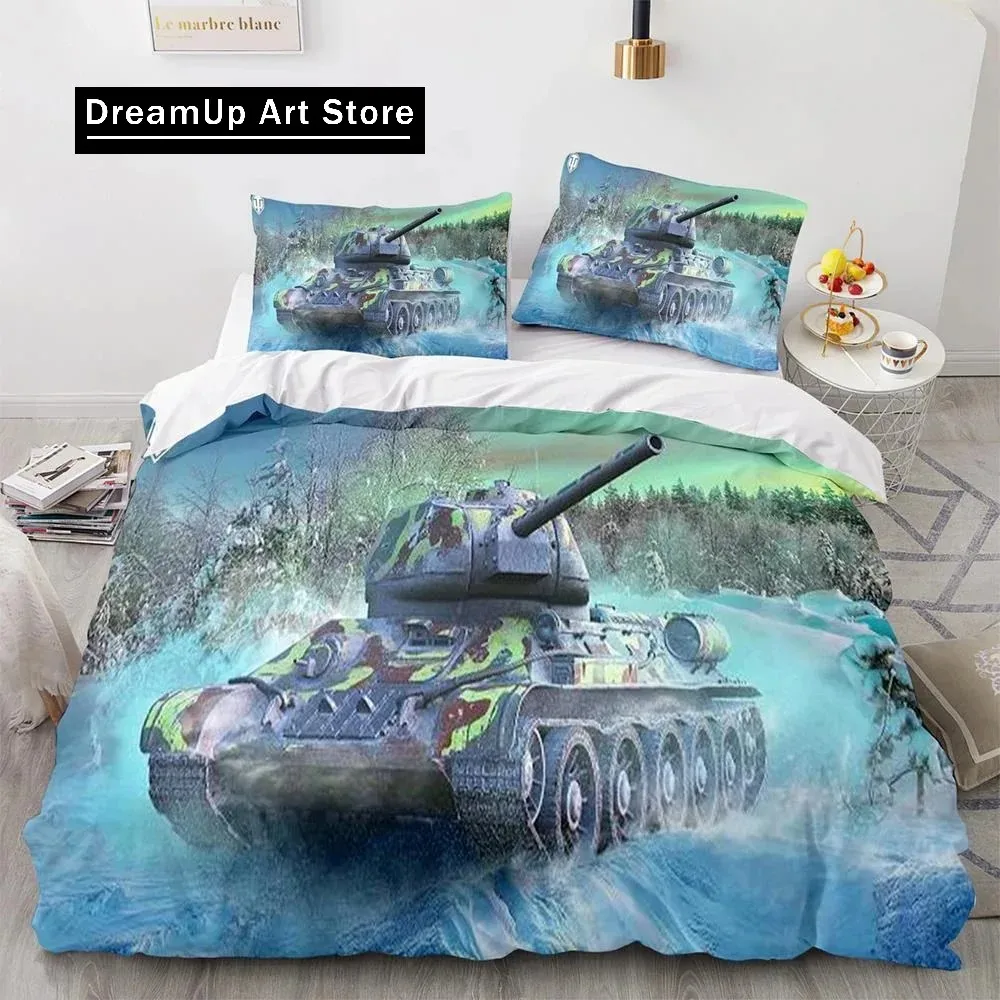 3D Print Game World of Tanks Fashion Bedding Set Boys Girls Twin Queen King Size Duvet Cover Pillowcase Bed boys Adult Bedroom