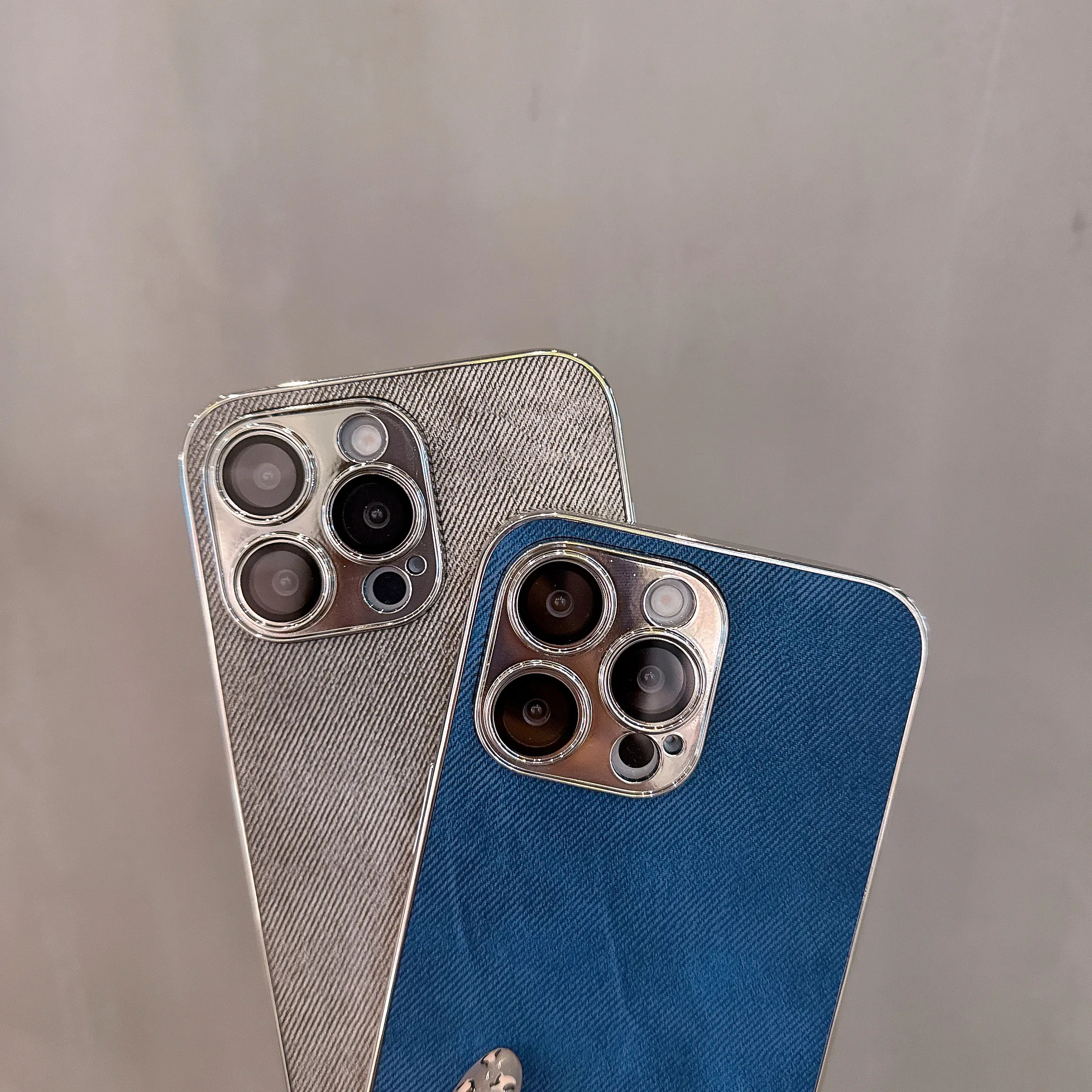 아이폰 17/16/15/14/13/12/11 프로 맥스용 전기도금 카우보이 패턴 폰 케이스 - 카메라 보호 기능이 있는 충격 방지 백 커버