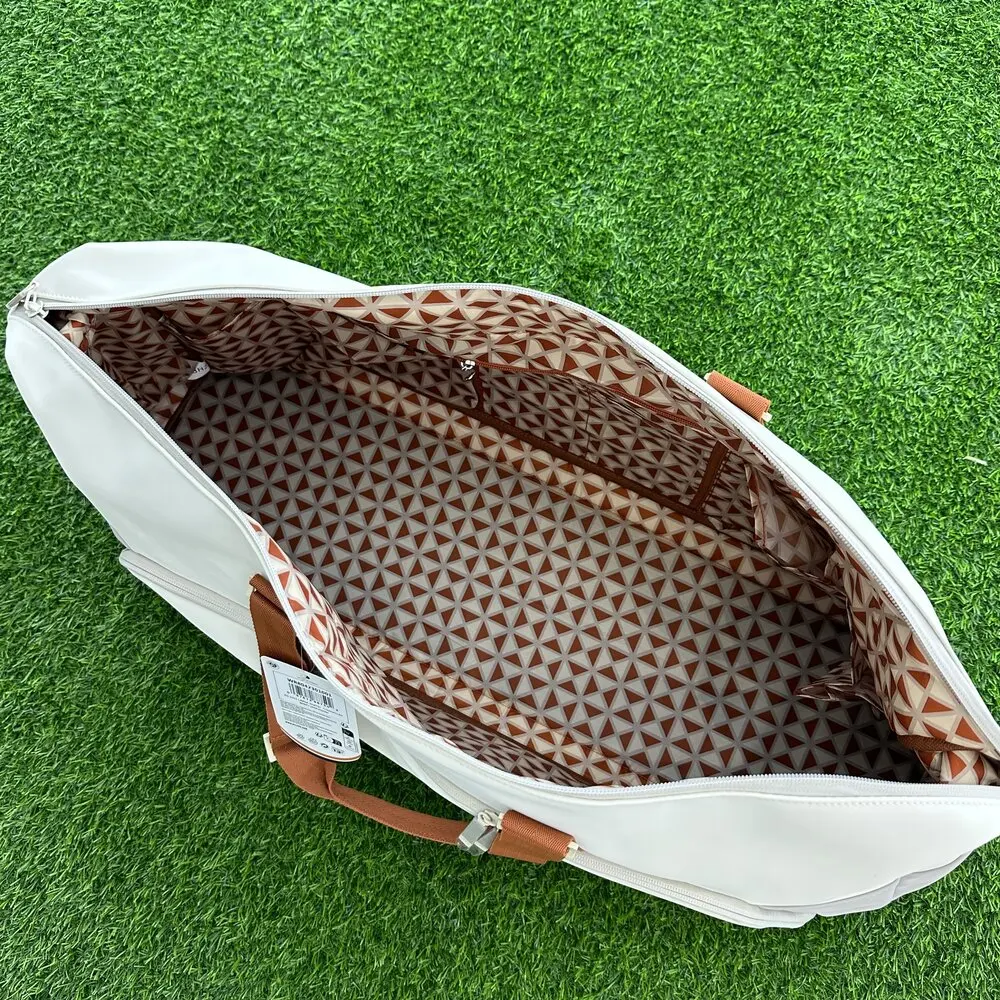 Wilson 2024 Roland Garros Tennis Duffel Racket Bag Super Tour Large Tennis Bag Max for 5 Racquets With Independent Inner Pocket