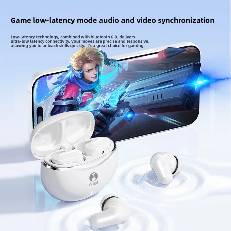 الأصلي QQ الموسيقى A05 Lecoo TWS سماعة سماعة لاسلكية تعمل بالبلوتوث 5.1 سماعة ميكروفون مقاوم للماء الرياضة سماعات الحد من الضوضاء سماعات الأذن