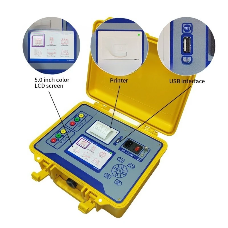 

Тестер трансформатора, комплект для тестирования испанского/английского/российского соотношения поворотов батареи