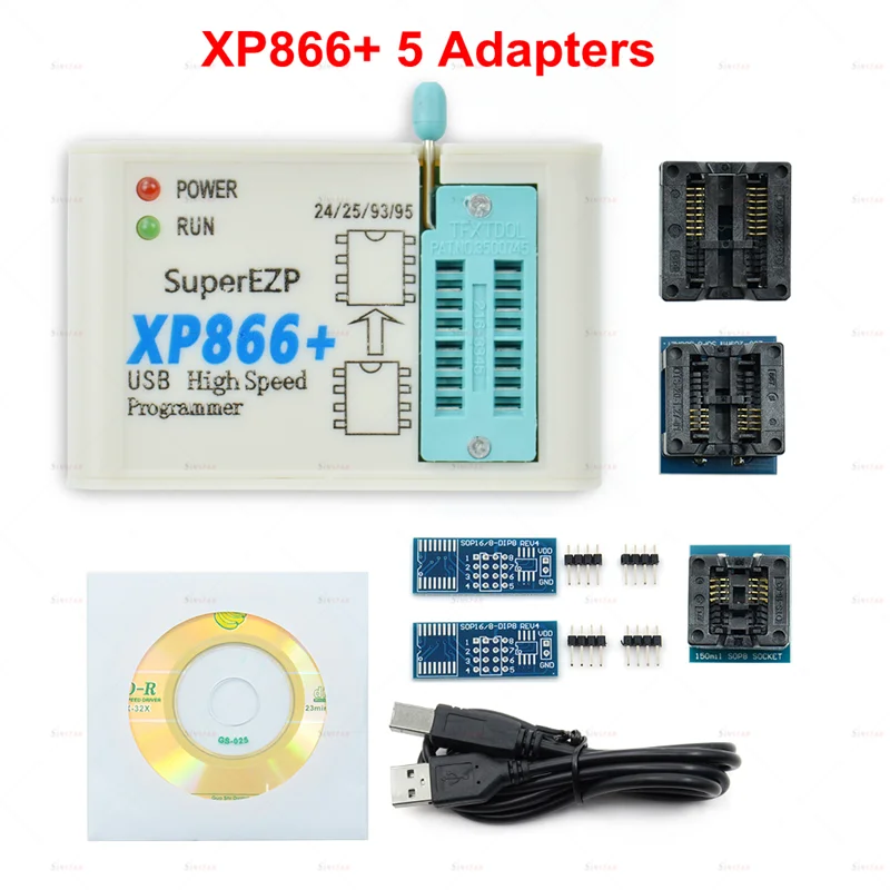 High-Speed USB SPI Flash Programmer Enhanced Version EZP 24 93 25 95 Series XP866+ for Electronics Manufacturing
