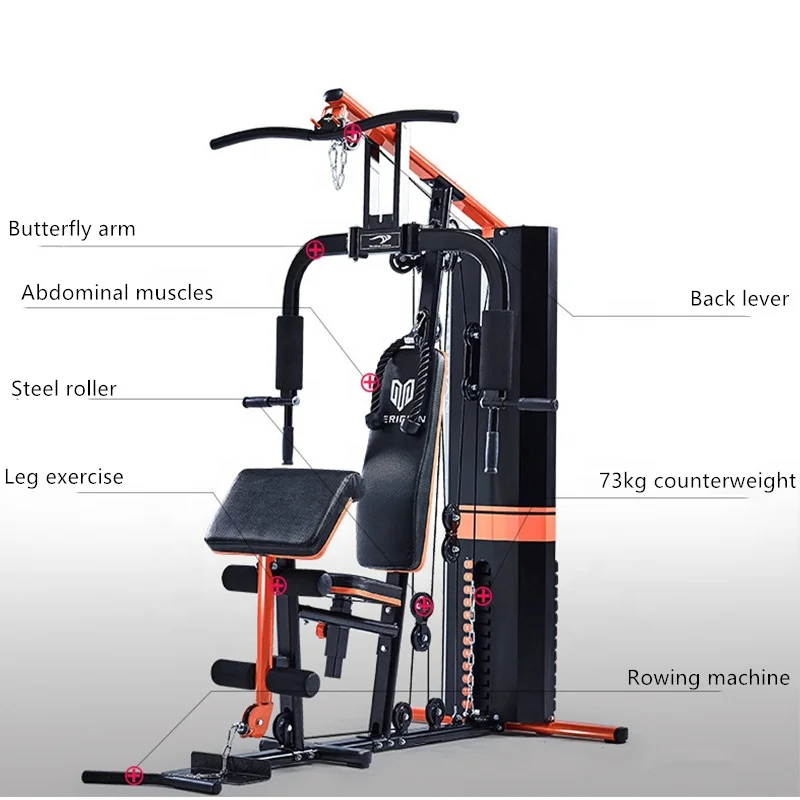 

Indoor Multi-Station Home Gym Exercise Equipment, High-Quality Wholesale