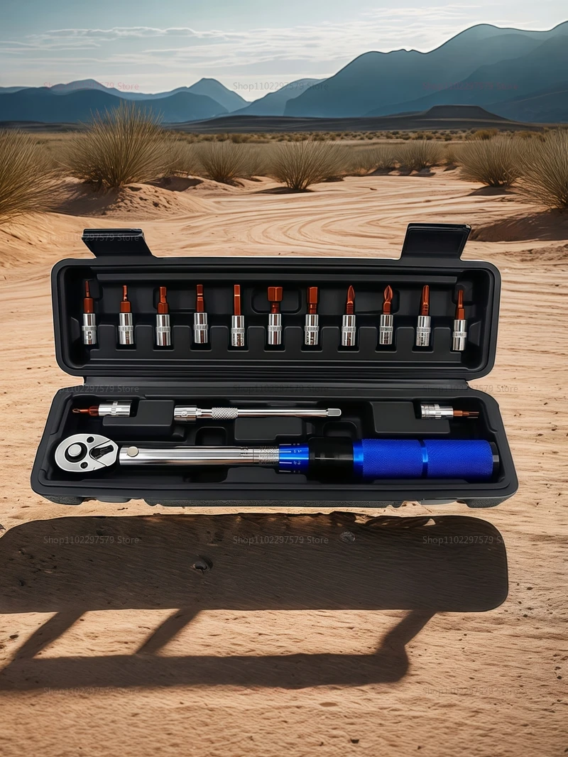 15 stks Fiets Momentsleutel Set 1/4 Inch Verstelbare 2-24Nm Tweeweg Inbussleutel Tool Kit voor Fiets Onderhoud Reparatie Montage MTB - afbeelding 2