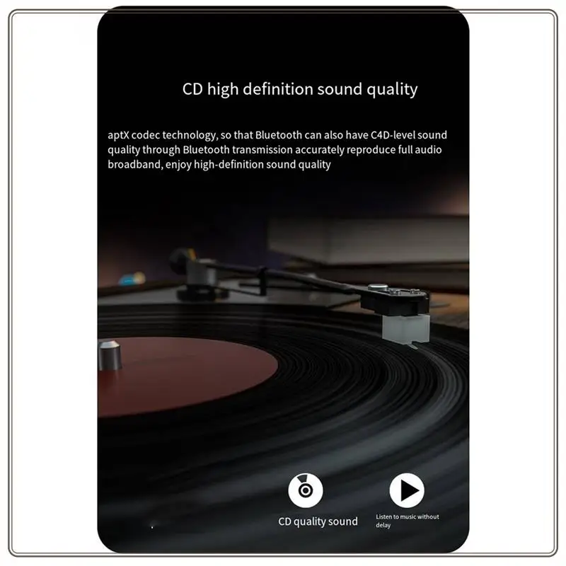 Reliable-Qualcomm Bluetooth 5.1 Receiver To Aux/Rca Old Audio Amplifier Wireless Audio Player Lossless Sound Quality, Easy To Us