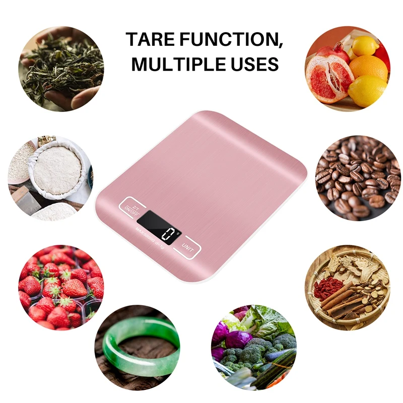 10 Kg 1 G Metal Scale Digital Kitchen Electronic Scale Weighing Food Diet Household Cooking Tools