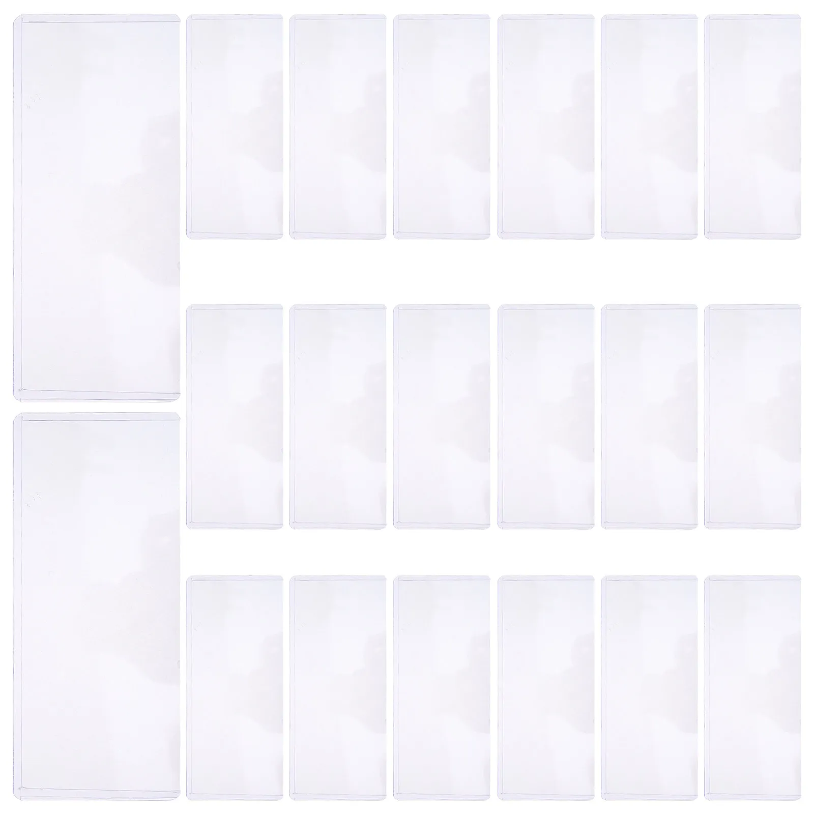 

20Pcs Currency Holder Transparent Bill Sleeves for Collectors Dollar Bill Protectors Paper Currency Storage Display Frame