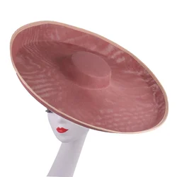 Big Fascinator Bases 43CM For Women Wedding Fascinator Hats DIY Hair Accessories Party Derby Headpiece Kentucky Church Top Hat