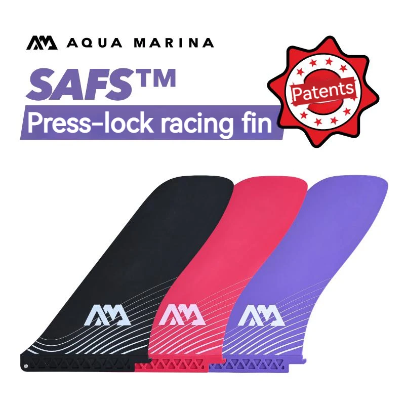 

AQUA MARINA SAFS Press Lock Competition Fin Straight Shape For SUP Standing Paddle Board Fin Stabilizer Rudder Surf Accessories