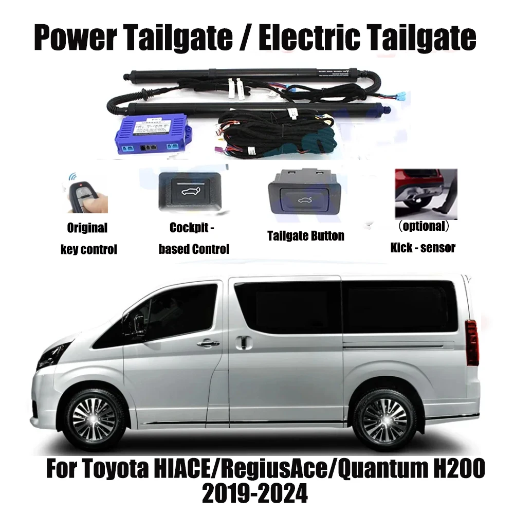 For Toyota HIACE/RegiusAce/Quantum H200 2019-24 Car Automatic Lifting kit Opening Trunk Intelligent Electric Lift Tailgate