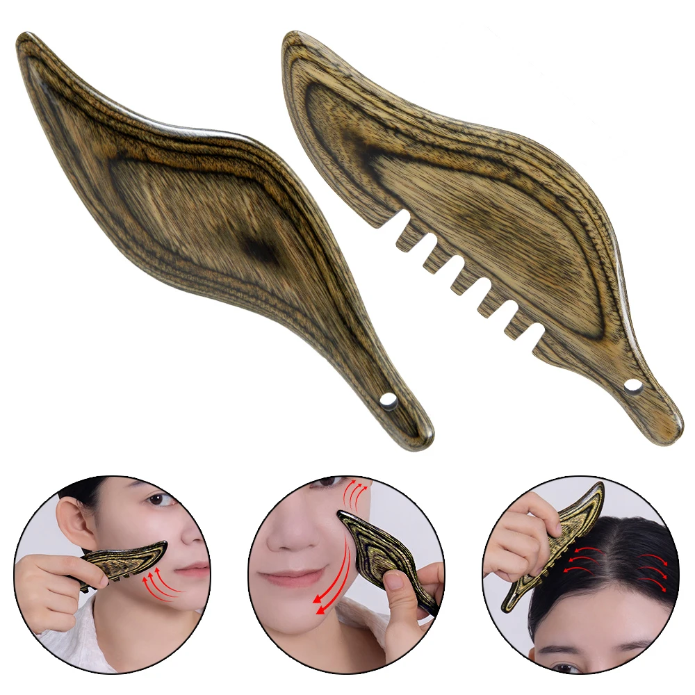 Wooden Gua Sha Tool Scraping Board Massage Tool Face Slimming Guasha Massage Board Gua Sha Scraper Body Massage Therapy Tool