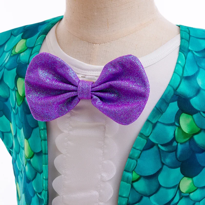 QQ8 เด็ก Trolls สาขาเครื่องแต่งกายคอสเพลย์เด็กทารกเสื้อกั๊กเสื้อกางเกงขาสั้นชุดฮาโลวีน Carnival Party Stage ดําเนินการ C5Lk¥