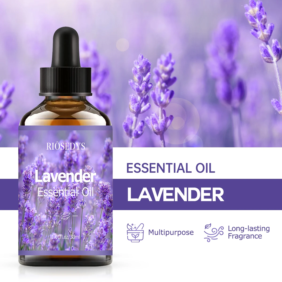 LAVENDER essential oil natural fragrance, is suitable for body massage treatments ,hair care anddiffuser