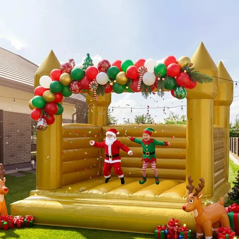 New Inflatable White Bounce House PVC Inflatable Bouncy Castle/Moon Bounce House/Customization Bounce Wedding Bounce House