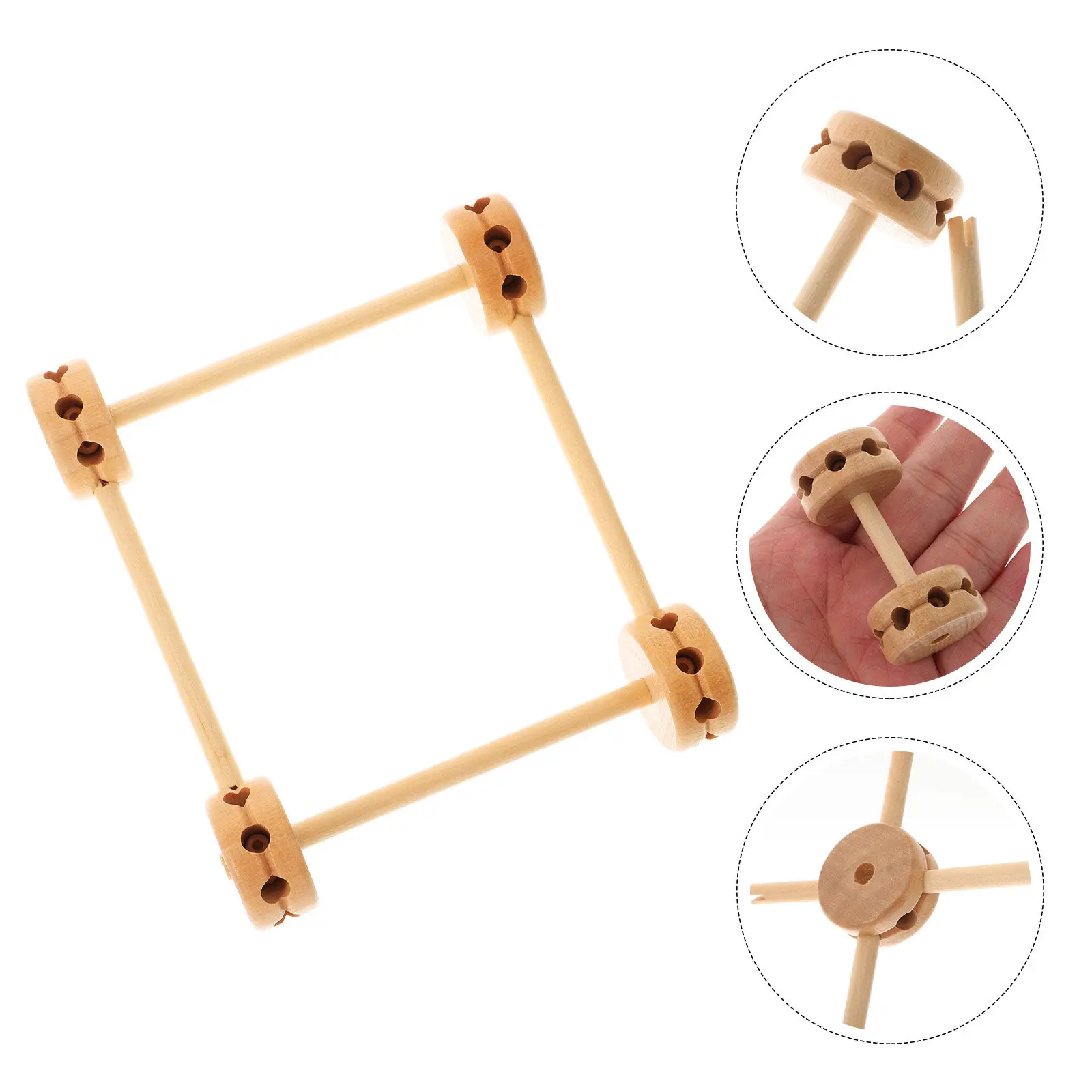 

Набор деревянных развивающих блоков для детей: творческий конструктор-головоломка для раннего обучения и развития когнитивных навыков, увлекательная игра-вставлялка