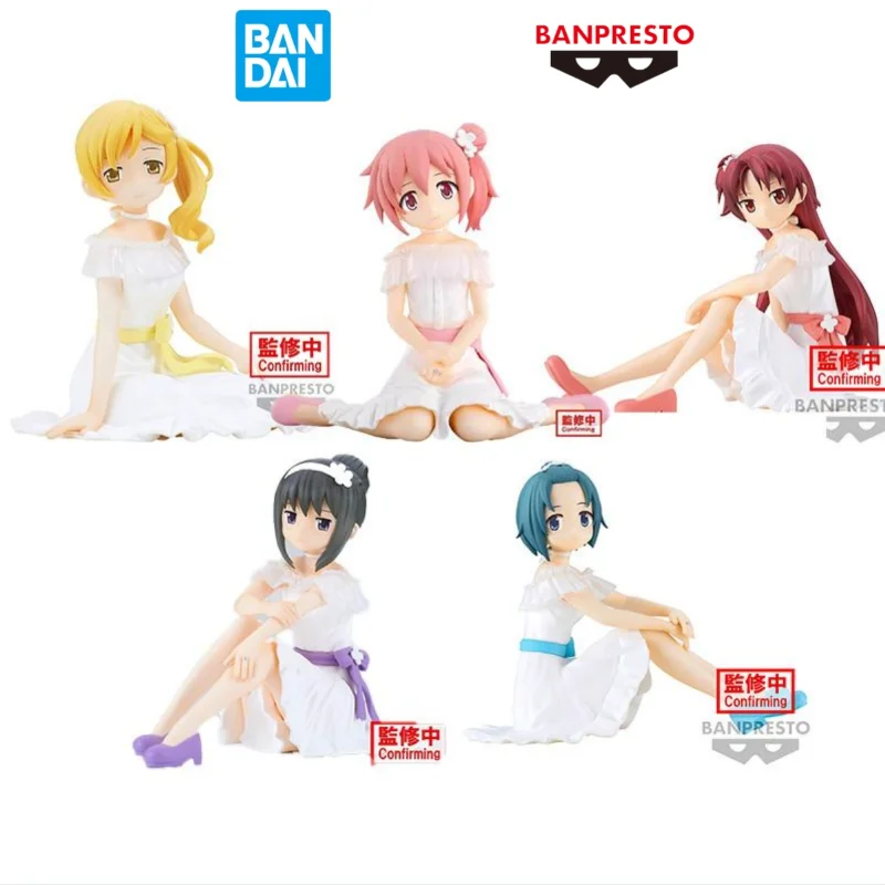 

In Stock Original BANDAI BANPRESTO Puella Magi Madoka Magica Serenus Couture Sakura Kyouko Kaname Madoka Anime Figure Model Doll
