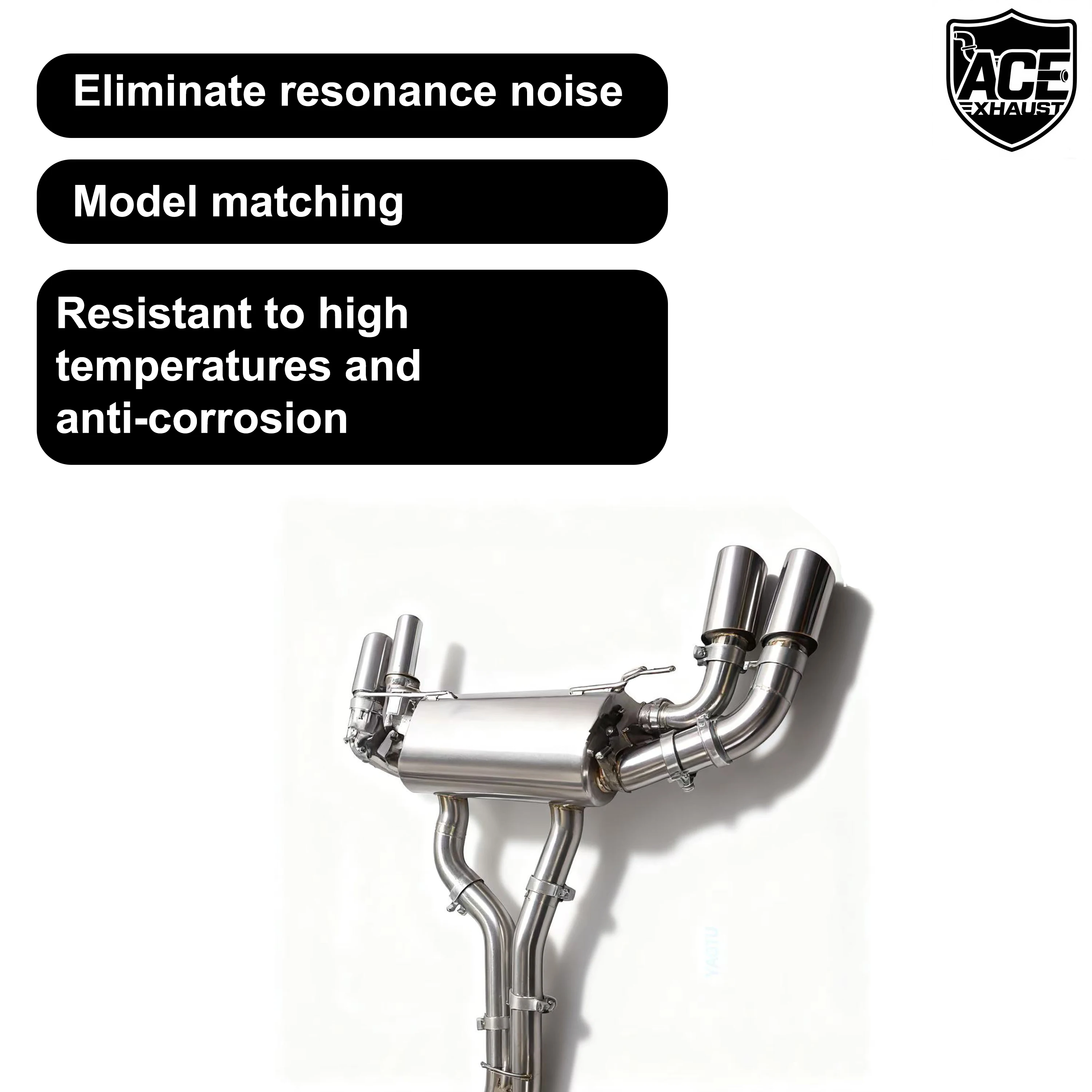 ACE Catback Valvetronic Schalldämpfer Auspuff für Audi SQ5 B9 B9.5 3.0T Plug-and-Play Auspuffrohr Hochwertiges SUS304 Auspuffsystem – Detail 5