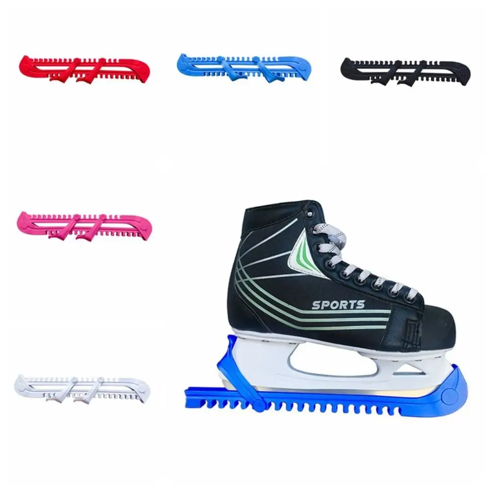 Adjustable Skating Shoes Blade Covers Non-Slip Wear-Resistant Ice Skate Blade Guards Portable Security Ice Skate Blade Protector