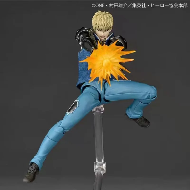 

Новые аниме-фигурки Ko Genos, Kaiyodo Revoltech Yamaguchi One Punch Man, подвижная модель-статуэтка, игрушки, подарки