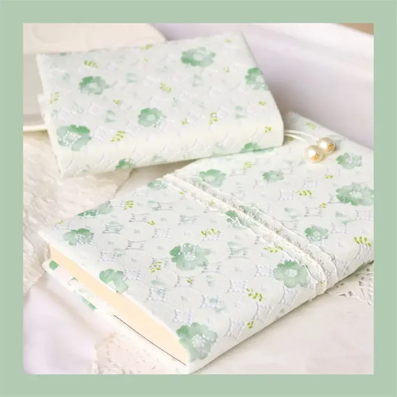 【Spring flowers】Original Handmade A5 A6 Notebook Covers Protector Book Sleeve Crafted Fabric Products Diary Cover,in Stock