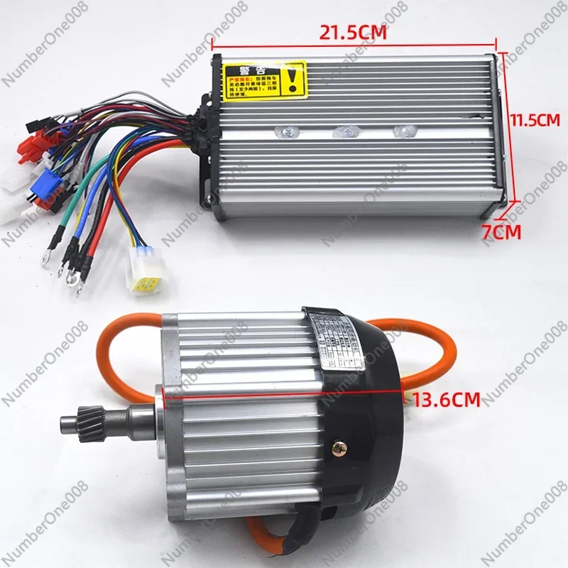 Electro-Tricycle Motor Controller 2000 W60v72v Mule Cart Permanent Magnet Synchronous Brushless