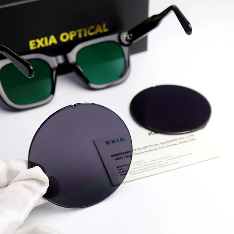 

EXIA E12 Sunglasses Lens without Frame CR-39 Resin UV400 HMC Green Coating
