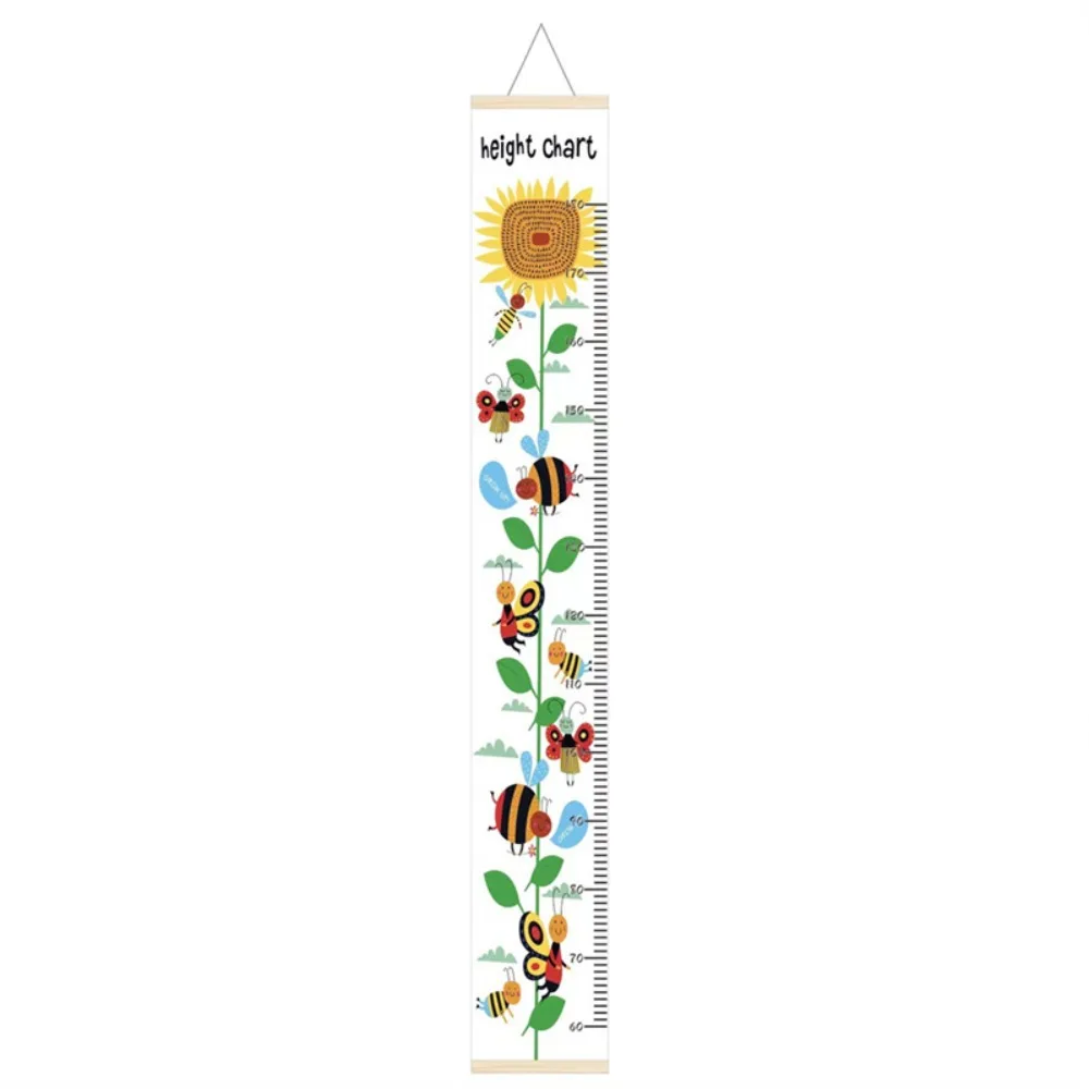 

Wall Hanging Children Height Measuring Rulers Removable Roll Up Height Measure Chart Wooden Decorative Baby Growth Chart