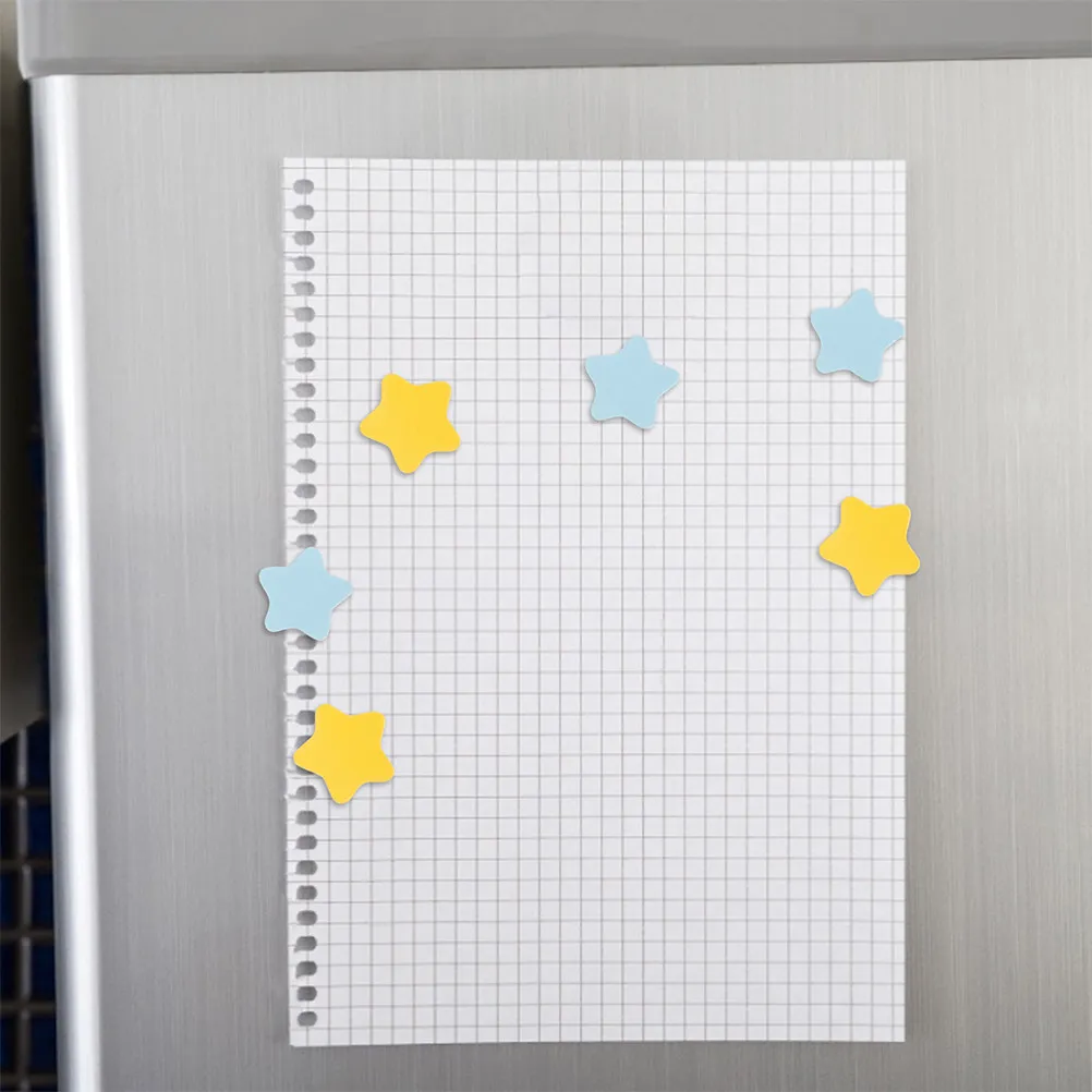 100Pcs Star-Shaped Magnetic Stickers for Reward Charts Group Competitions Classroom Motivation Whiteboard Fridge Locker Decor