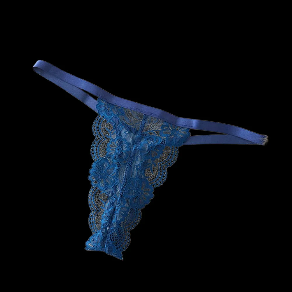 

Fashion Chinese Style Printed Men Briefs Lace Sheer Underwear Bulge Pouch Chinoiserie Man Bikini Thong Thin Belt