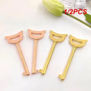 창의적인 편리한 아연 합금 치약 압착기, 욕실 도구, 핸드 크림, 소형 다색 안료, 가정용 제품, 1 개, 2 개 