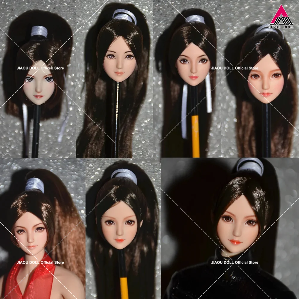 

Customized 1/6 Beauty Girl Obitsu Head Sculpt Anime Characters Head Model For 12" Soldier PH UD JO LD Action Figure Body Dolls